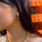 Ball Necklace w/3 Raw Emeralds Earth’s Treasures, Crafted to Perfection