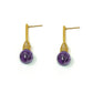 Amethyst Corn Earrings