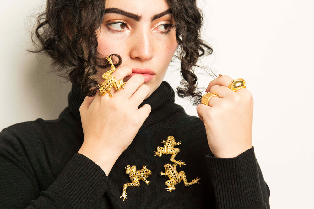 Adjustable Frog Ring